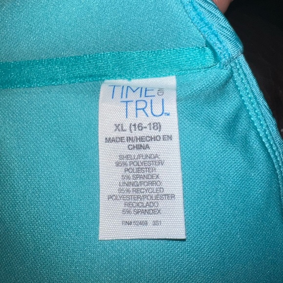 NWOT Women’s Teal Bikini Top - Picture 7 of 9